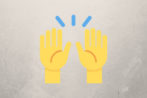 Hands Up Emoji Meaning